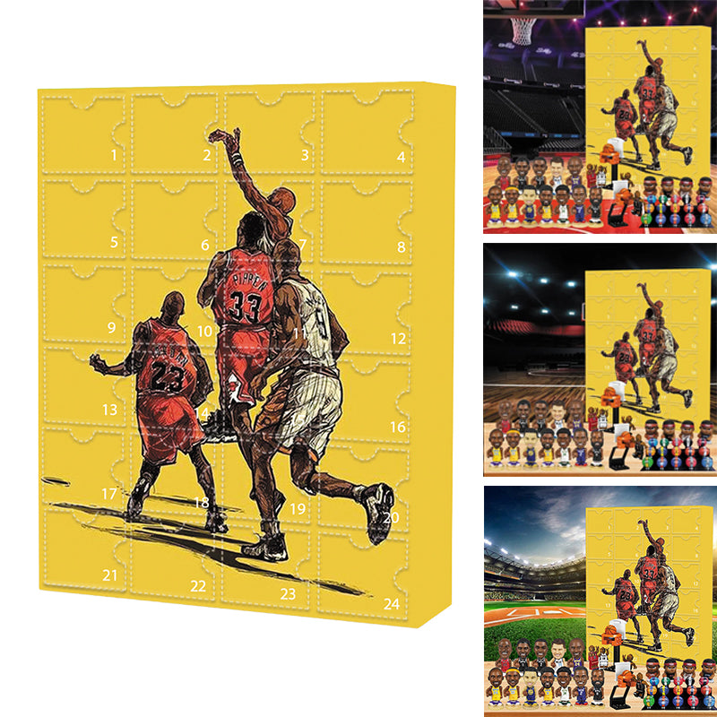 Basketball Holiday Countdown Calendar – 24-Day NBA Fan Gift Box for December | Thomler