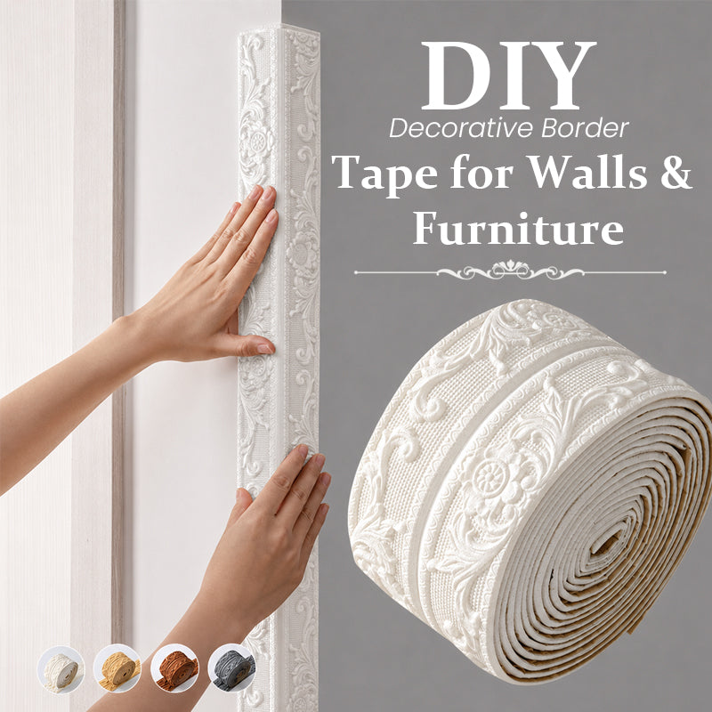Peel & Stick Decorative Trim Molding for Walls, Furniture & Mirrors – Vintage-Style Border Strip | Thomler