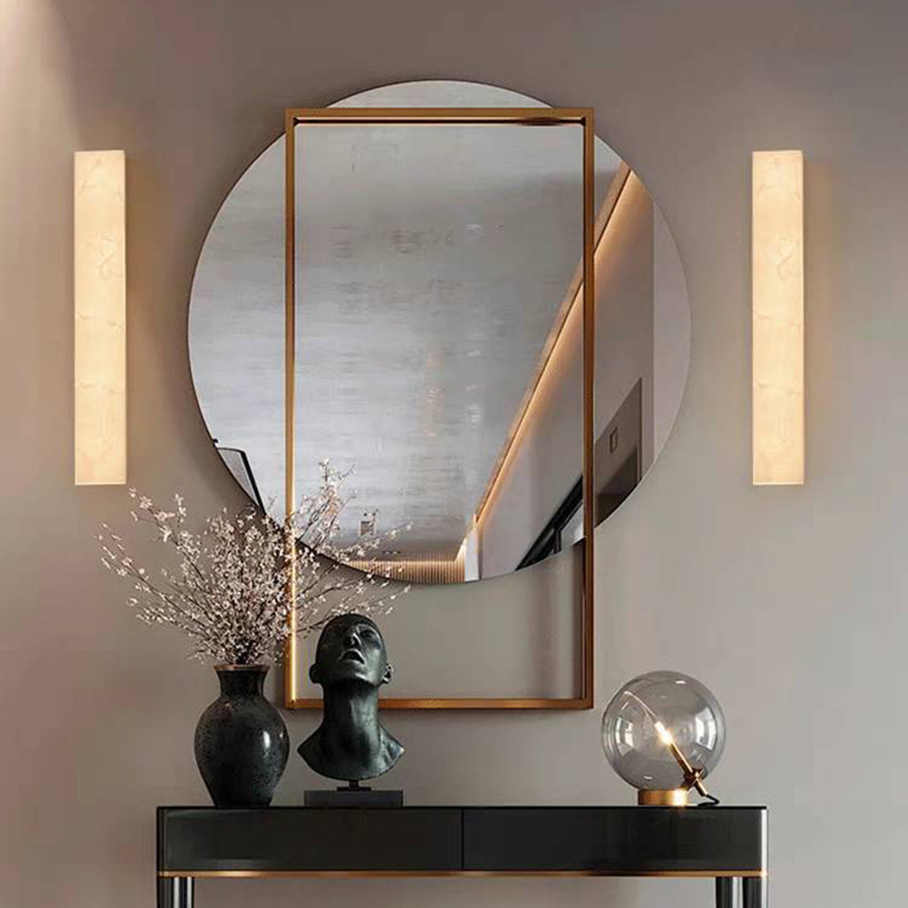 Wall Lamp Resin 23.6 in Waterproof LED Warm Outdoor Patio Porch Modern Minimalist Sconce Lighting | Thomler
