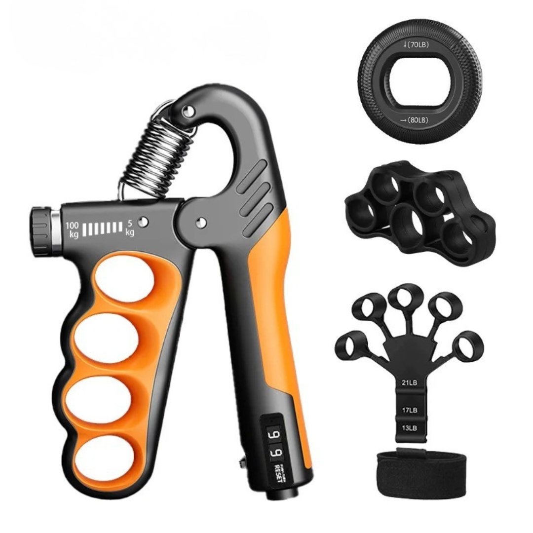 Adjustable Hand Gripper for Forearm & Wrist Training – Metal Spring Strengthener for Rehab & Fitness | Thomler
