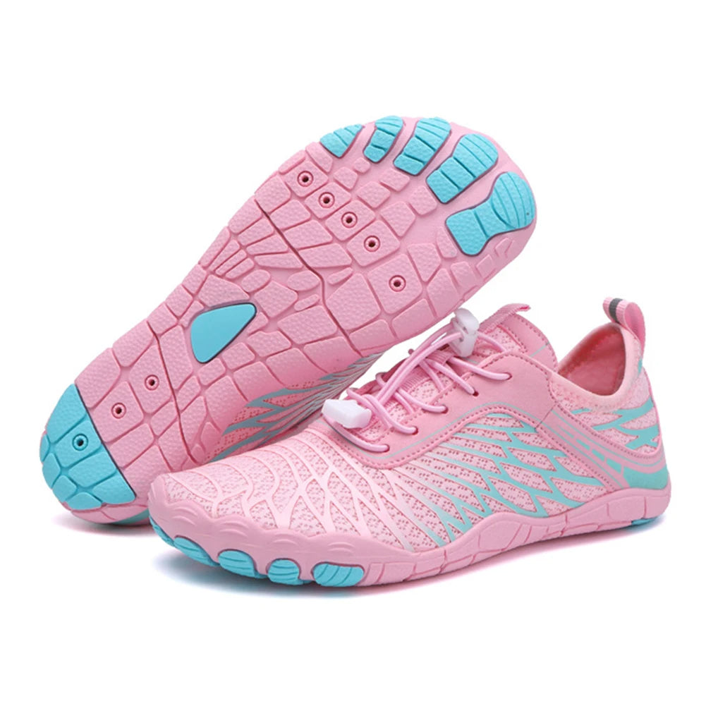 Quick-Dry Water Shoes with Non-Slip Rubber Sole for Beach, Pool & Water Sports | Unisex Lightweight Aqua Sneakers | Thomler