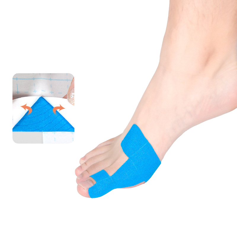 Cotton Toe Alignment Strips for Bunion Relief – 80-Count Precut Tape Set for Daily Big Toe Support & Comfort in Shoes | Thomler
