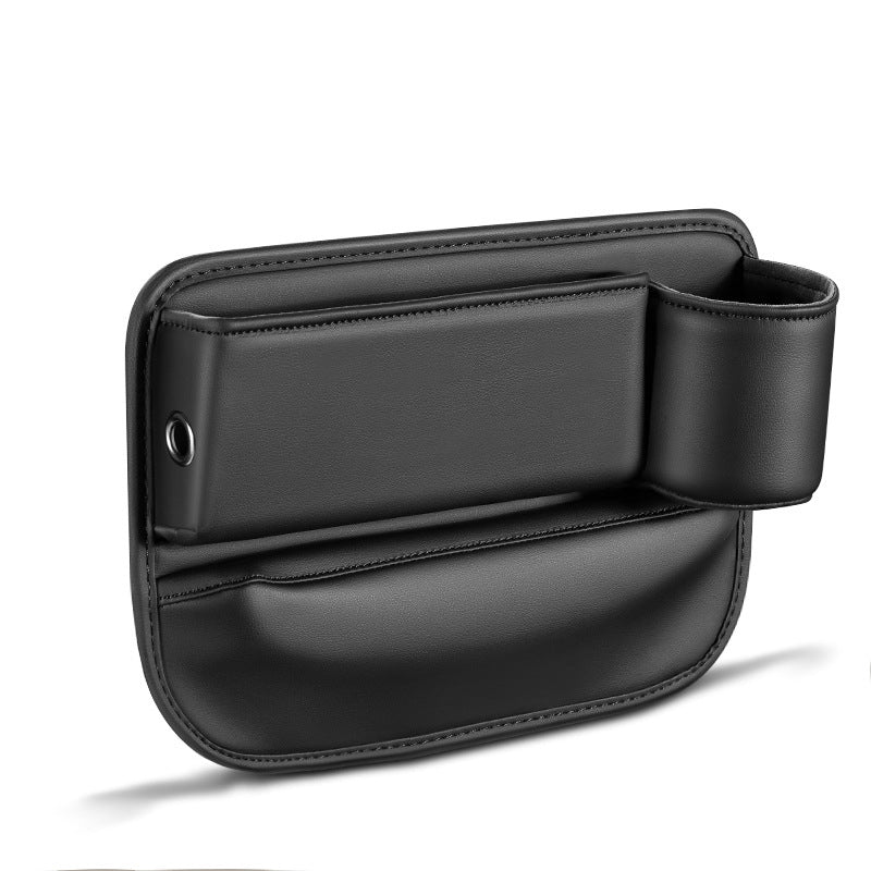 Car Seat Gap Organizer Faux Leather Storage Caddy with Charging Port for Center Console Driver Passenger Side Vehicle Accessories | Thomler