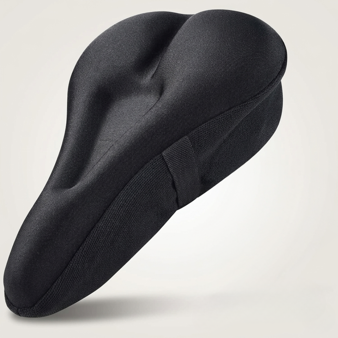 Cushioned Bicycle Seat Cover with Shock Absorption & Pressure Relief Channel for Road, Mountain & E-Bikes | Thomler