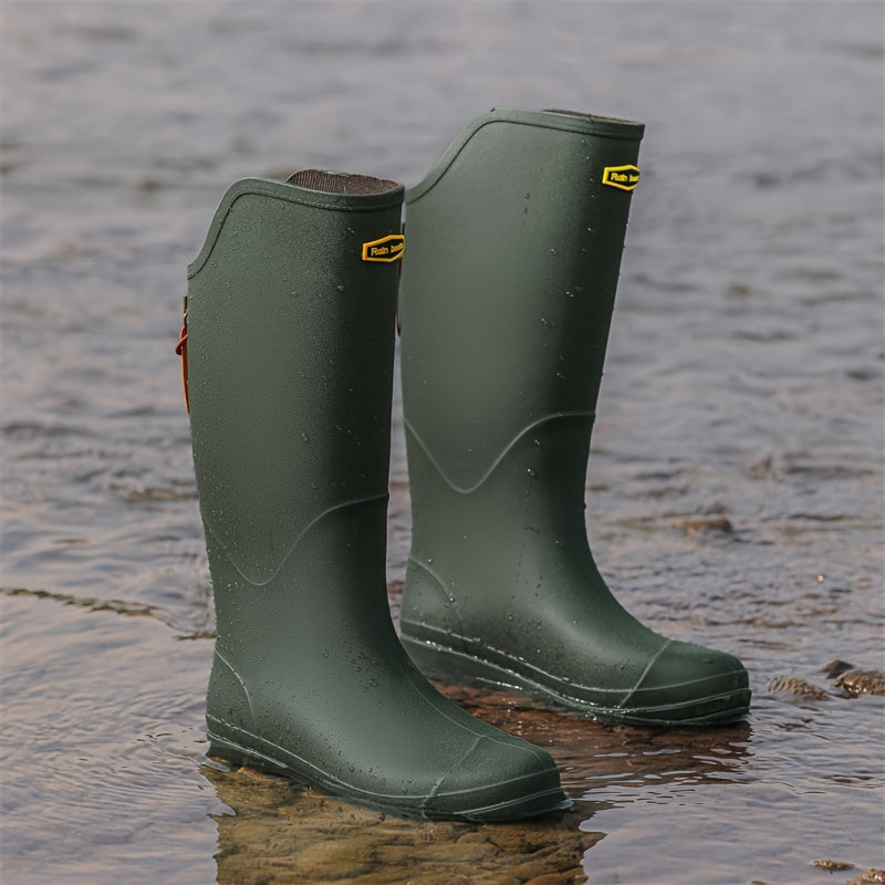 Tall Waterproof Rain Boots for Women – Anti-Slip Outdoor Footwear for Wet Weather, Garden, Festivals | Thomler