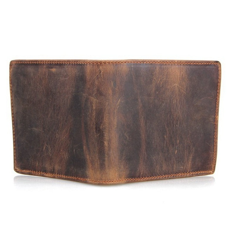 Genuine Cowhide Bifold Wallet for Men – Classic Style with RFID Protection & Card Slots | Thomler