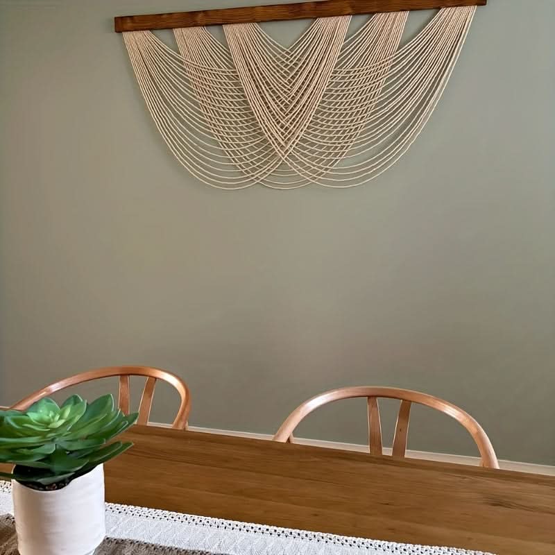 Handwoven Cotton Tapestry – Boho Wall Hanging for Modern Living Spaces | Thomler
