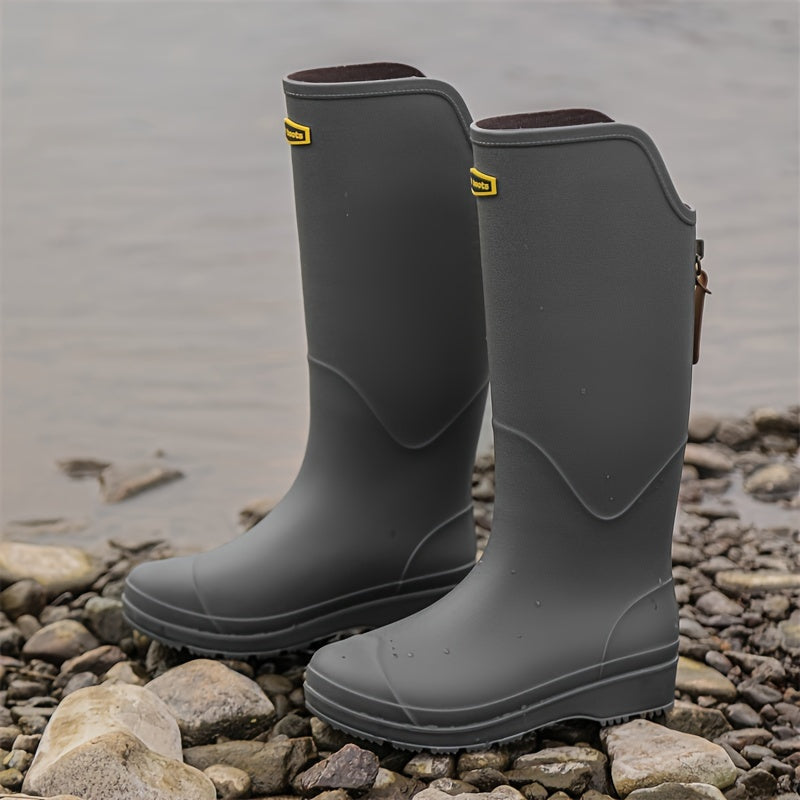 Tall Waterproof Rain Boots for Women – Anti-Slip Outdoor Footwear for Wet Weather, Garden, Festivals | Thomler