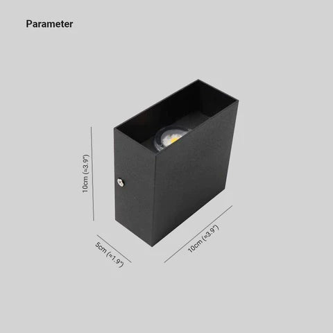 Adjustable Cube LED Outdoor Wall Light for Patio & Entryway | Thomler