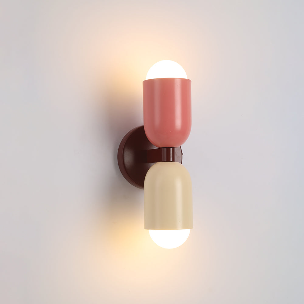 Two-Head Adjustable Wall Sconce in Vibrant Metal Finishes for Living Room Bedroom Accent Lighting | Thomler