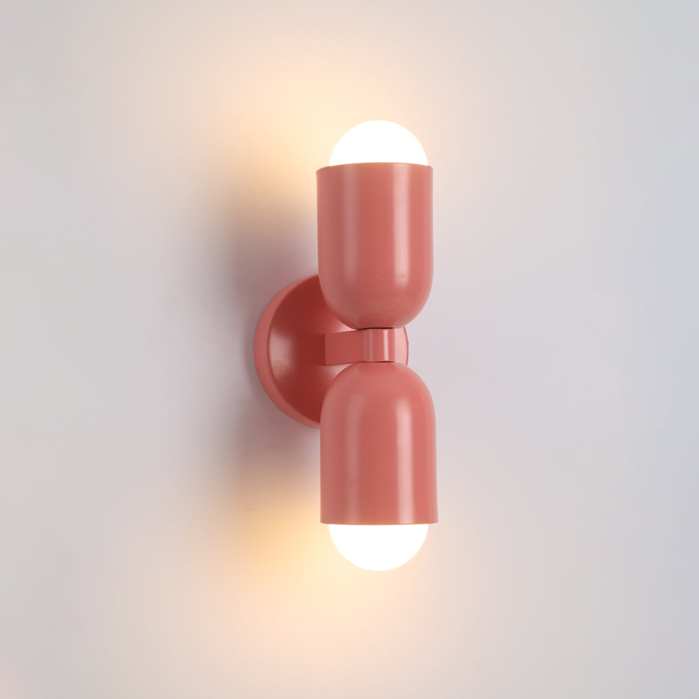 Two-Head Adjustable Wall Sconce in Vibrant Metal Finishes for Living Room Bedroom Accent Lighting | Thomler