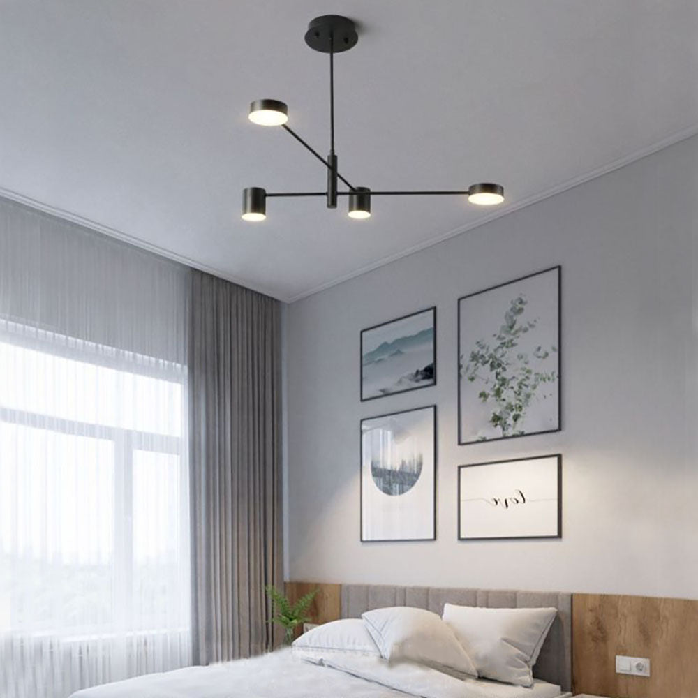 Industrial Branch Pendant Light LED Multi-Arm Metal Ceiling Fixture for Dining Room Kitchen Island 4/6/8 Arm Configuration | Thomler