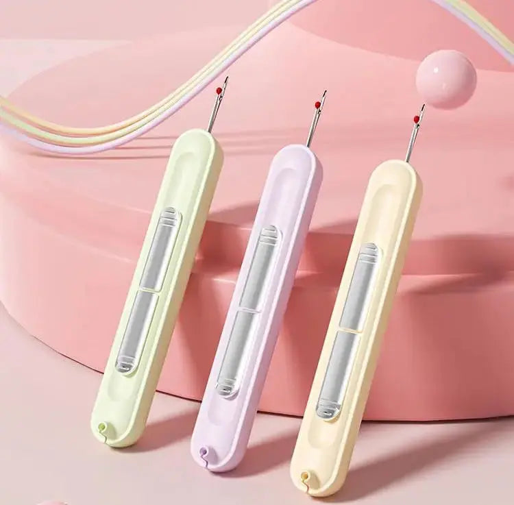 Needle Threader Plastic 10.5 cm (4.1") Sewing Seam Ripper Fabric Repair Quilting Embroidery Tool | Thomler