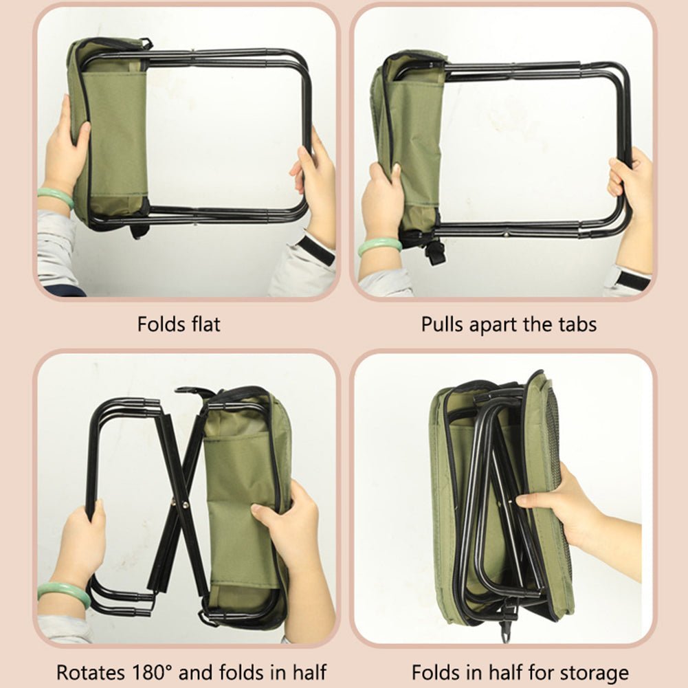 Backpack Chair Combo – Ultralight Foldable Seat & Pack for Hiking, Camping & Outdoor Events | Thomler