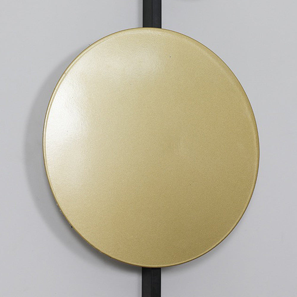 Contemporary Round Metal LED Wall Light Fixture for Bedroom, Study, Dining Room – Adjustable Ring Design | Thomler