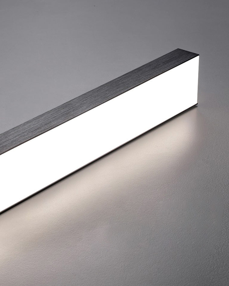 Linear Pendant Light Metal 39 in Adjustable Kitchen Island LED Warm White 3000K-6000K Modern Dining Room Hanging Lamp | Thomler