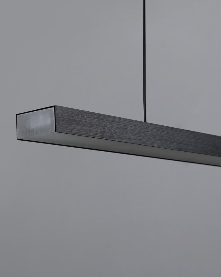 Linear Pendant Light Metal 39 in Adjustable Kitchen Island LED Warm White 3000K-6000K Modern Dining Room Hanging Lamp | Thomler