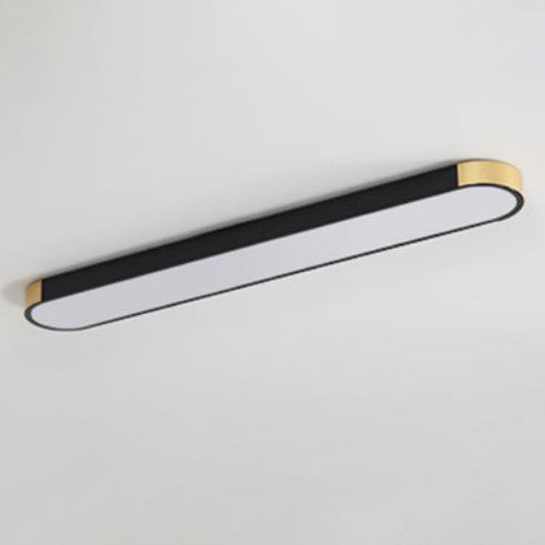 Flush Mount LED Ceiling Light Iron Acrylic 25.6 in Modern Living Room Bedroom Hallway Lighting 3 Color Temperature Adjustable | Thomler