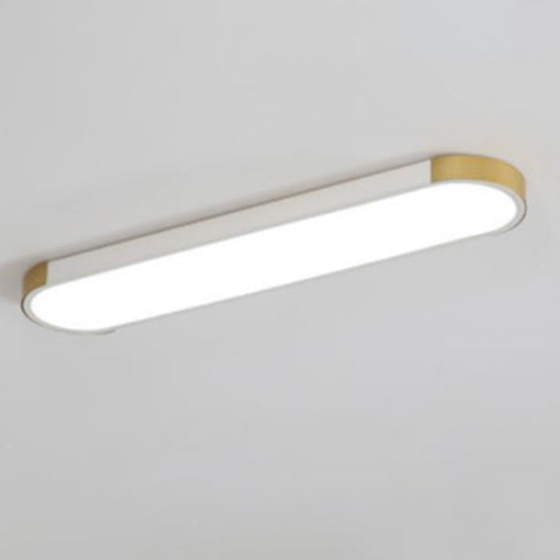 Flush Mount LED Ceiling Light Iron Acrylic 25.6 in Modern Living Room Bedroom Hallway Lighting 3 Color Temperature Adjustable | Thomler