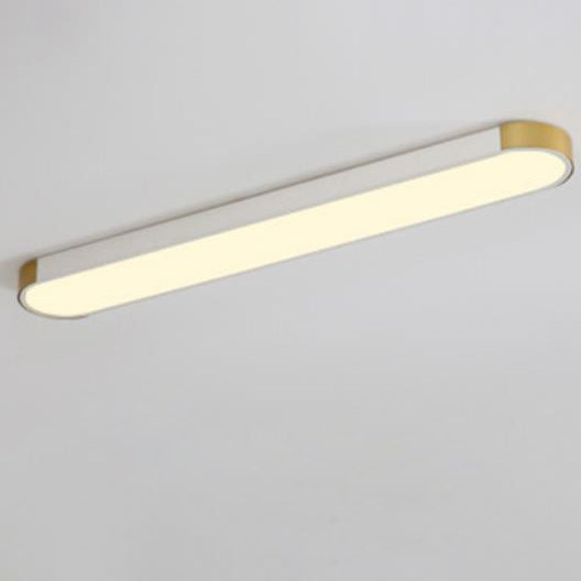 Flush Mount LED Ceiling Light Iron Acrylic 25.6 in Modern Living Room Bedroom Hallway Lighting 3 Color Temperature Adjustable | Thomler