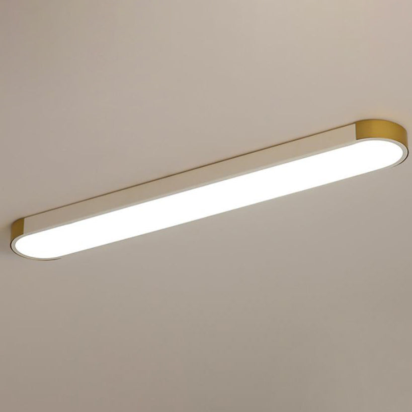 Flush Mount LED Ceiling Light Iron Acrylic 25.6 in Modern Living Room Bedroom Hallway Lighting 3 Color Temperature Adjustable | Thomler