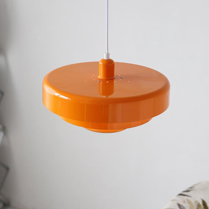 Hanging Ceiling Fixture 1-Socket Metal Shade Round Tiered Design Hardwired for Dining Room Kitchen Island Bar | Thomler