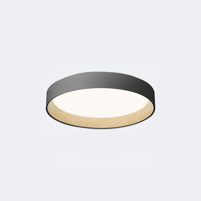 LED Flush Mount Ceiling Light – Round Metal Ring – 16 or 20 Inch – for Bedroom, Office or Studio | Thomler