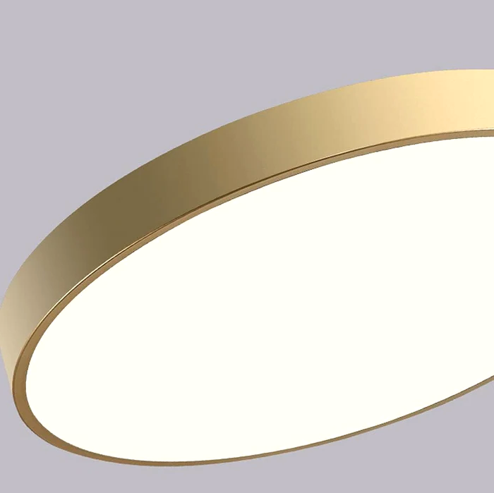 Round LED Ceiling Light Fixture Dimmable Modern Flush Mount for Living Room Bedroom Hallway Energy Efficient Lighting | Thomler