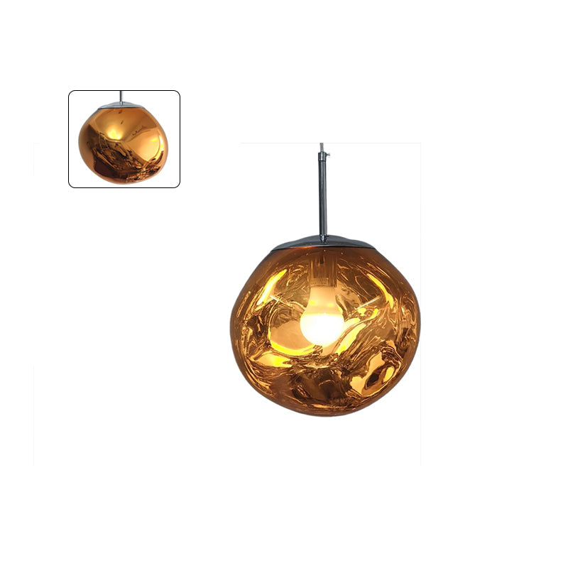 Pendant Light Acrylic Melt Design E27 15.0 cm Warm White Dining Room Kitchen Island Hanging Ceiling Lamp | Thomler