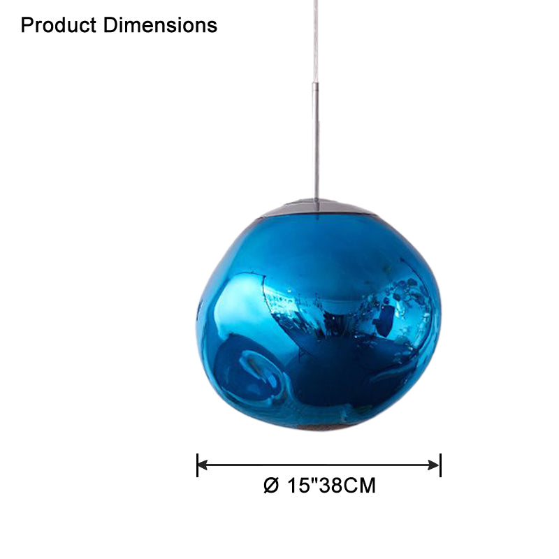 Pendant Light Acrylic Melt Design E27 15.0 cm Warm White Dining Room Kitchen Island Hanging Ceiling Lamp | Thomler