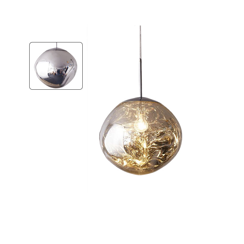 Pendant Light Acrylic Melt Design E27 15.0 cm Warm White Dining Room Kitchen Island Hanging Ceiling Lamp | Thomler