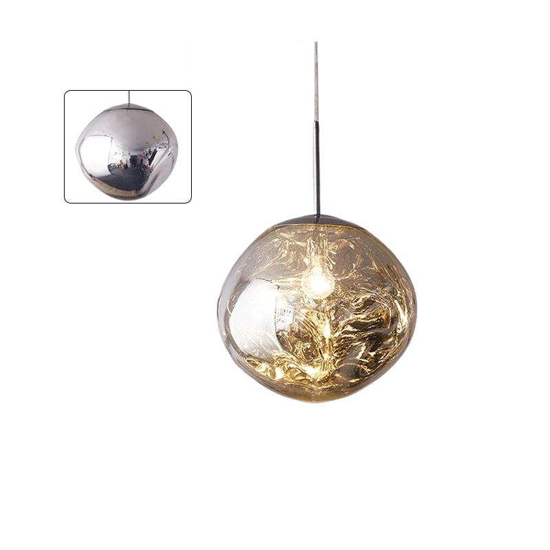 Pendant Light Acrylic Melt Design E27 15.0 cm Warm White Dining Room Kitchen Island Hanging Ceiling Lamp | Thomler