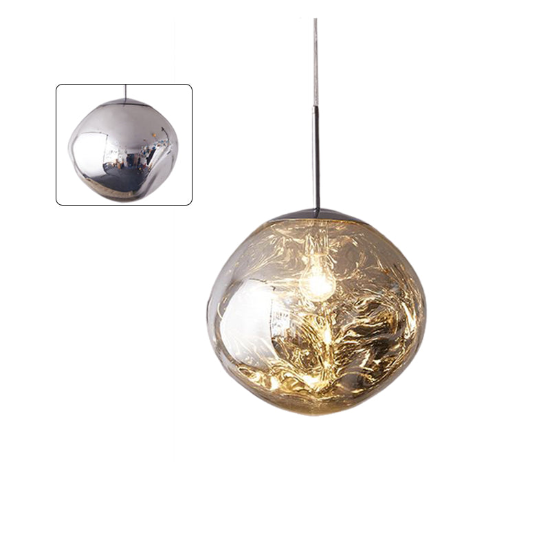 Pendant Light Acrylic Melt Design E27 15.0 cm Warm White Dining Room Kitchen Island Hanging Ceiling Lamp | Thomler