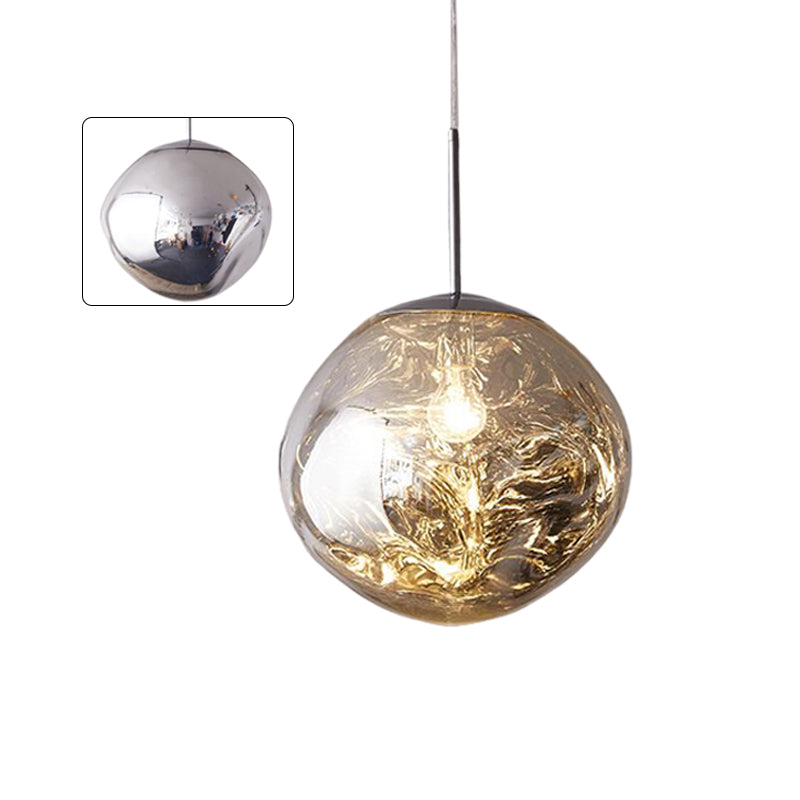 Pendant Light Acrylic Melt Design E27 15.0 cm Warm White Dining Room Kitchen Island Hanging Ceiling Lamp | Thomler