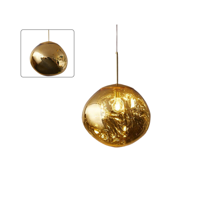 Pendant Light Acrylic Melt Design E27 15.0 cm Warm White Dining Room Kitchen Island Hanging Ceiling Lamp | Thomler