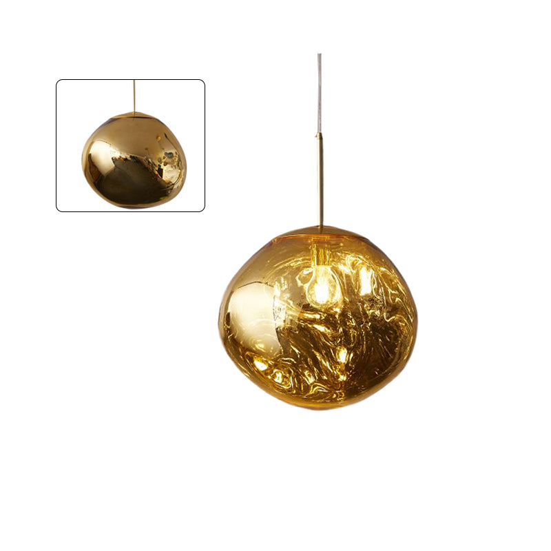 Pendant Light Acrylic Melt Design E27 15.0 cm Warm White Dining Room Kitchen Island Hanging Ceiling Lamp | Thomler