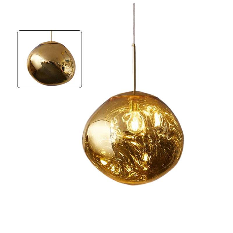 Pendant Light Acrylic Melt Design E27 15.0 cm Warm White Dining Room Kitchen Island Hanging Ceiling Lamp | Thomler