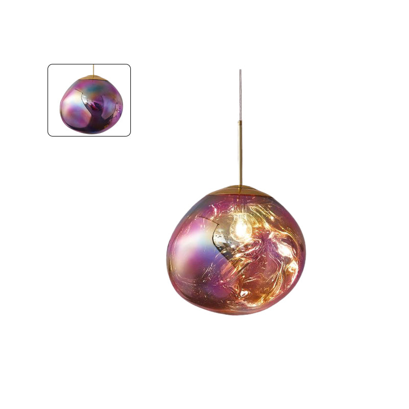 Pendant Light Acrylic Melt Design E27 15.0 cm Warm White Dining Room Kitchen Island Hanging Ceiling Lamp | Thomler
