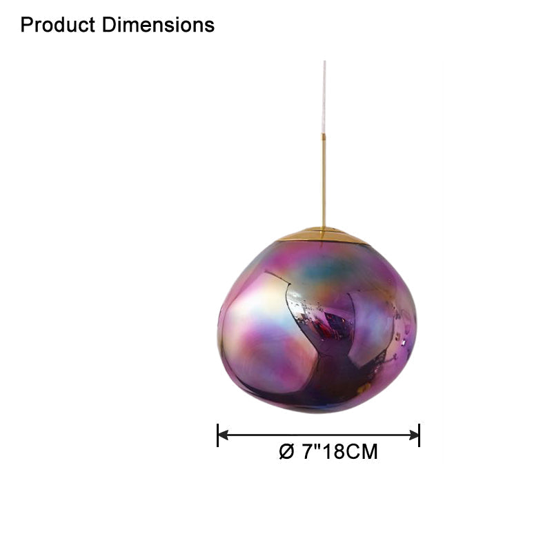 Pendant Light Acrylic Melt Design E27 15.0 cm Warm White Dining Room Kitchen Island Hanging Ceiling Lamp | Thomler