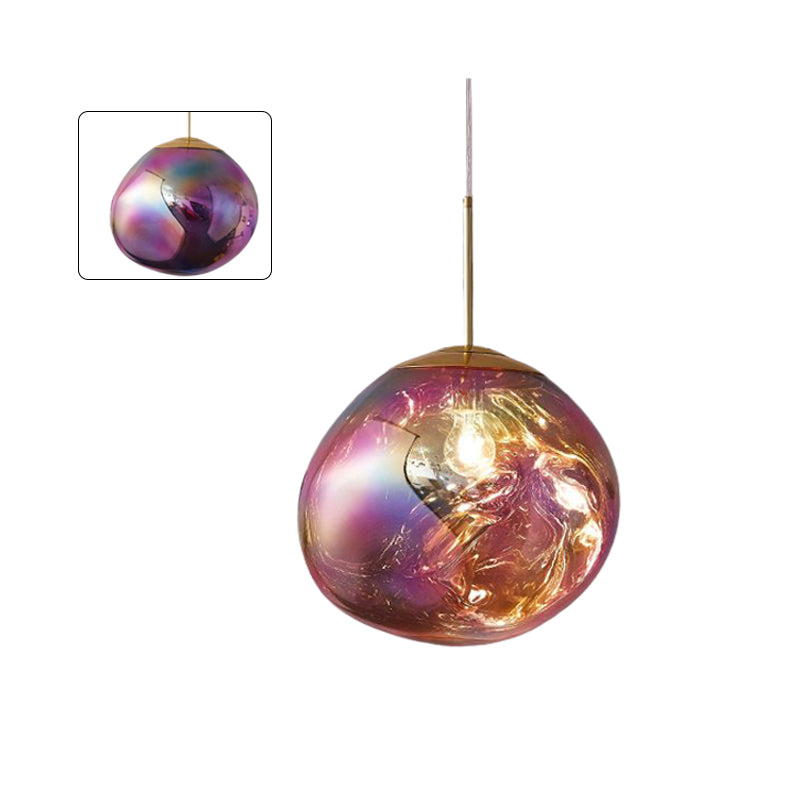 Pendant Light Acrylic Melt Design E27 15.0 cm Warm White Dining Room Kitchen Island Hanging Ceiling Lamp | Thomler