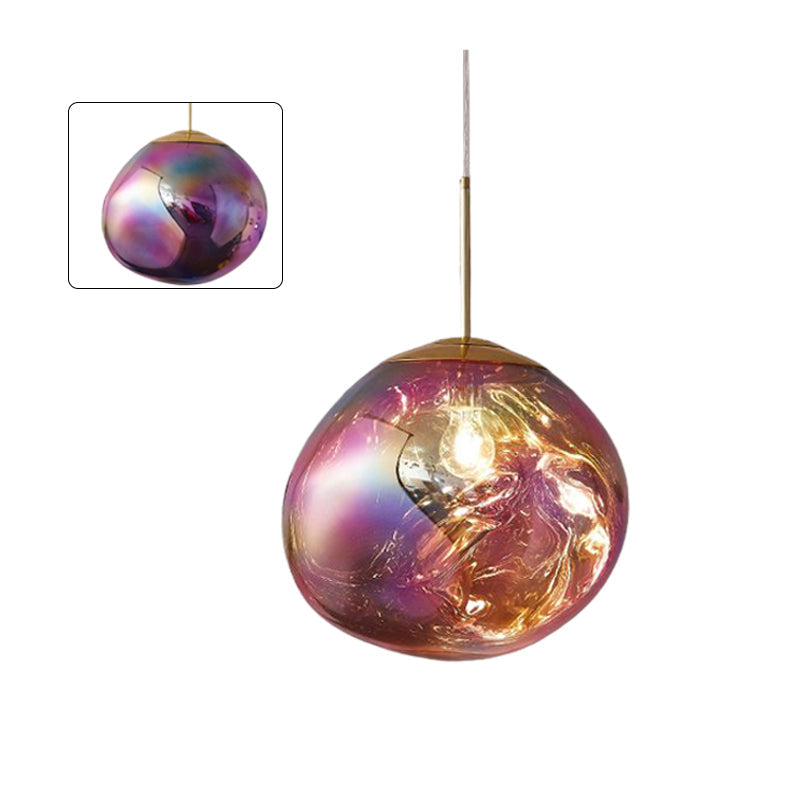 Pendant Light Acrylic Melt Design E27 15.0 cm Warm White Dining Room Kitchen Island Hanging Ceiling Lamp | Thomler