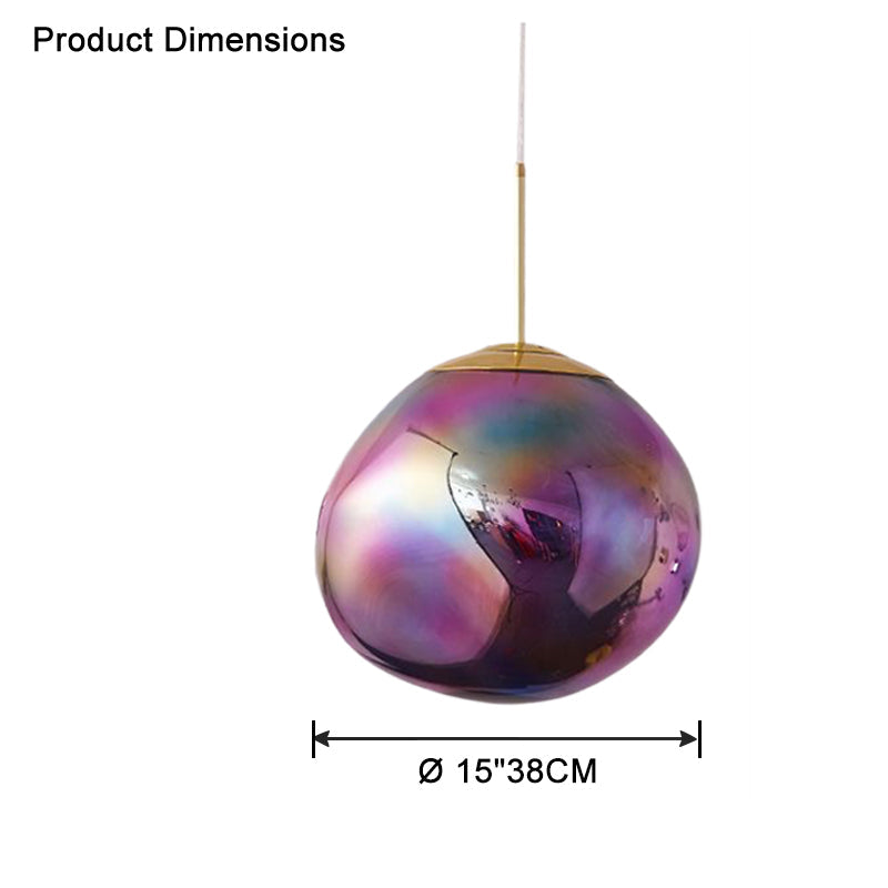 Pendant Light Acrylic Melt Design E27 15.0 cm Warm White Dining Room Kitchen Island Hanging Ceiling Lamp | Thomler