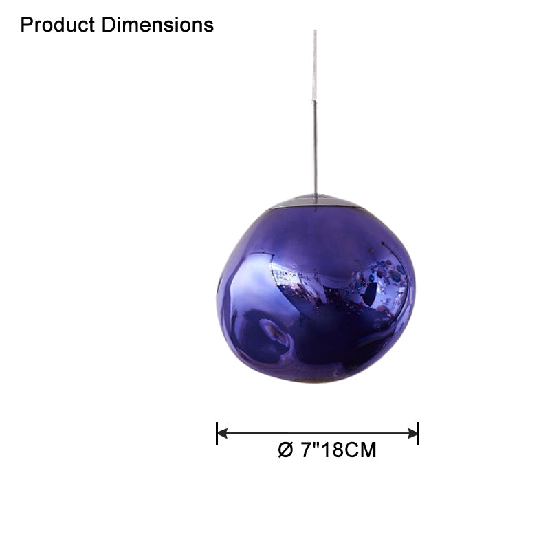 Pendant Light Acrylic Melt Design E27 15.0 cm Warm White Dining Room Kitchen Island Hanging Ceiling Lamp | Thomler
