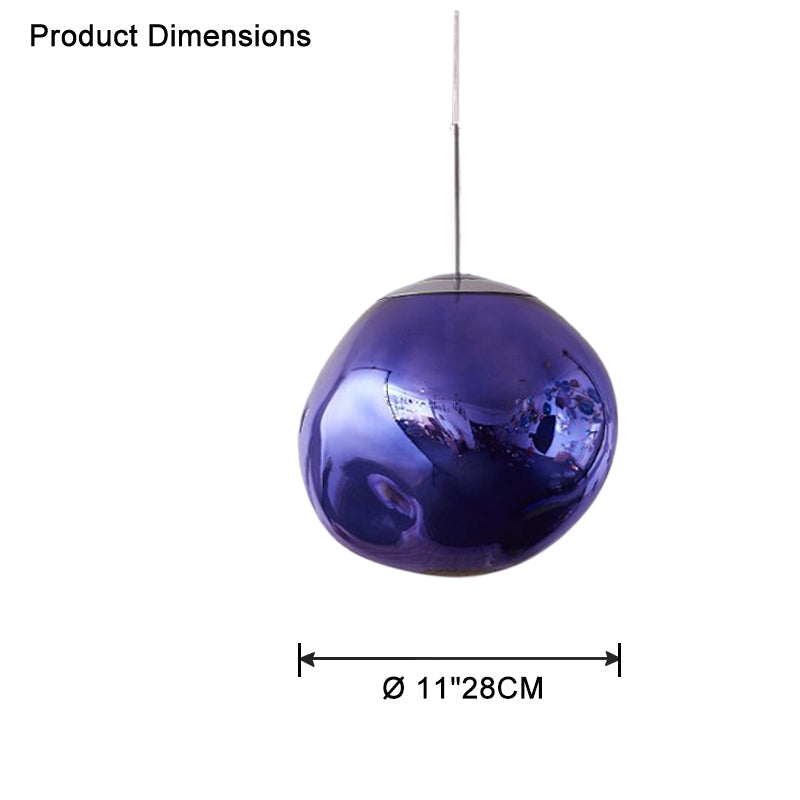 Pendant Light Acrylic Melt Design E27 15.0 cm Warm White Dining Room Kitchen Island Hanging Ceiling Lamp | Thomler