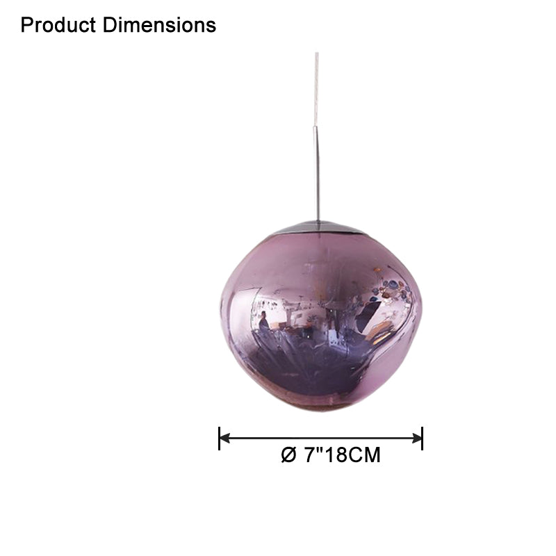 Pendant Light Acrylic Melt Design E27 15.0 cm Warm White Dining Room Kitchen Island Hanging Ceiling Lamp | Thomler