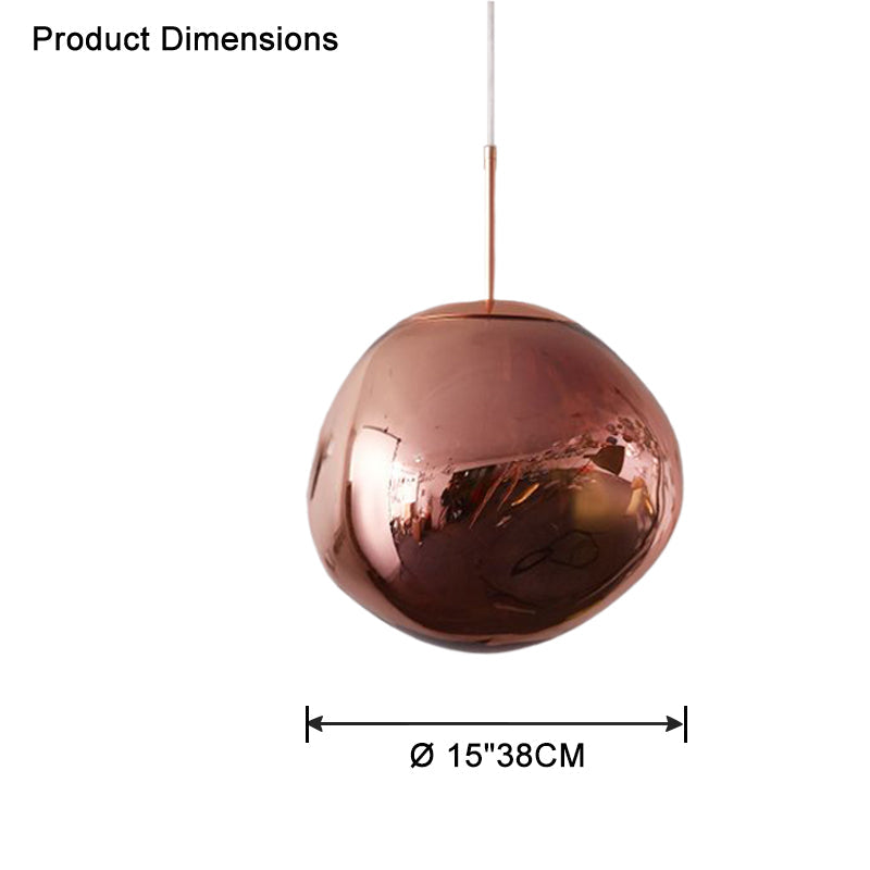 Pendant Light Acrylic Melt Design E27 15.0 cm Warm White Dining Room Kitchen Island Hanging Ceiling Lamp | Thomler