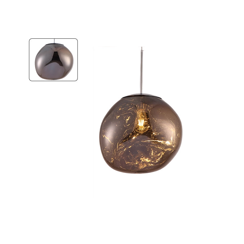 Pendant Light Acrylic Melt Design E27 15.0 cm Warm White Dining Room Kitchen Island Hanging Ceiling Lamp | Thomler
