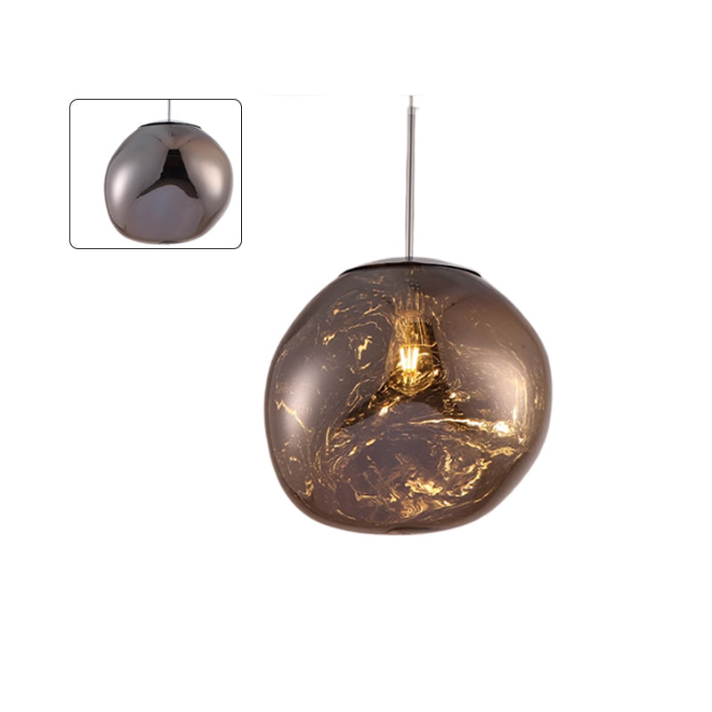 Pendant Light Acrylic Melt Design E27 15.0 cm Warm White Dining Room Kitchen Island Hanging Ceiling Lamp | Thomler
