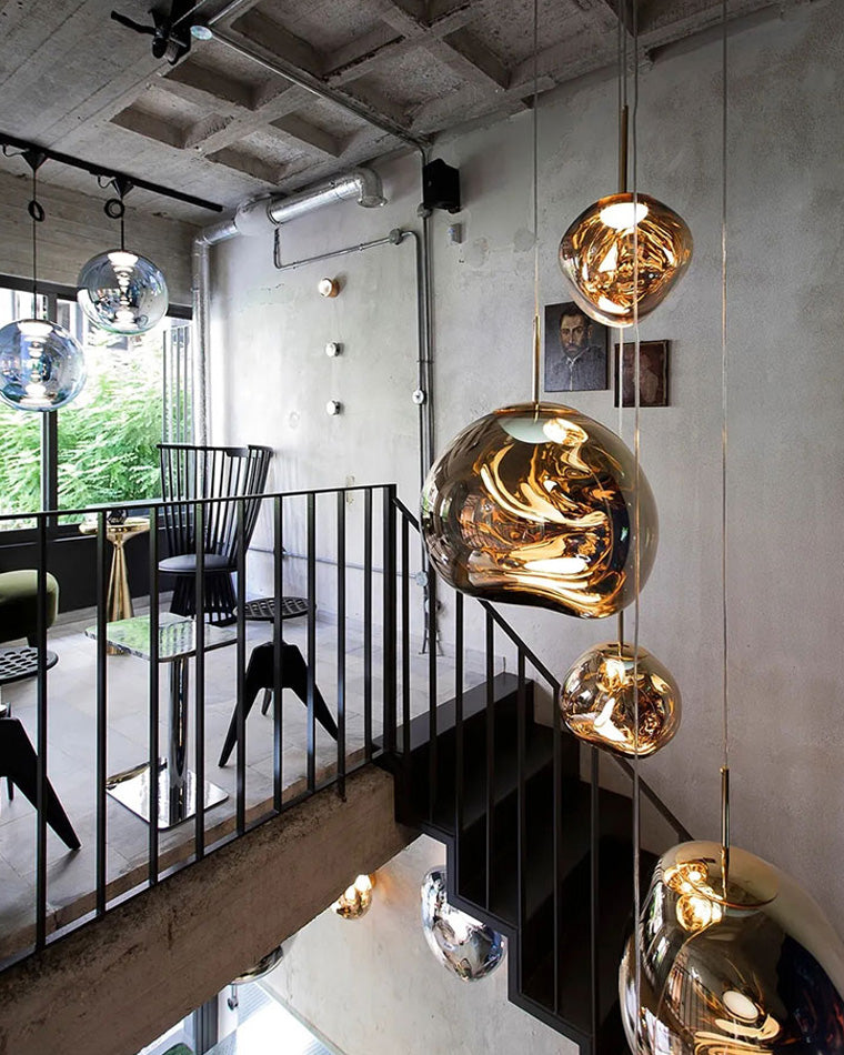 Pendant Light Acrylic Melt Design E27 15.0 cm Warm White Dining Room Kitchen Island Hanging Ceiling Lamp | Thomler