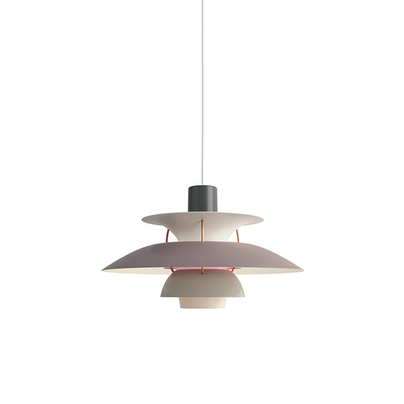 Pendant Light Metal E27 Layered Shade Dining Table Kitchen Island Scandinavian Hanging Ceiling Lamp | Thomler